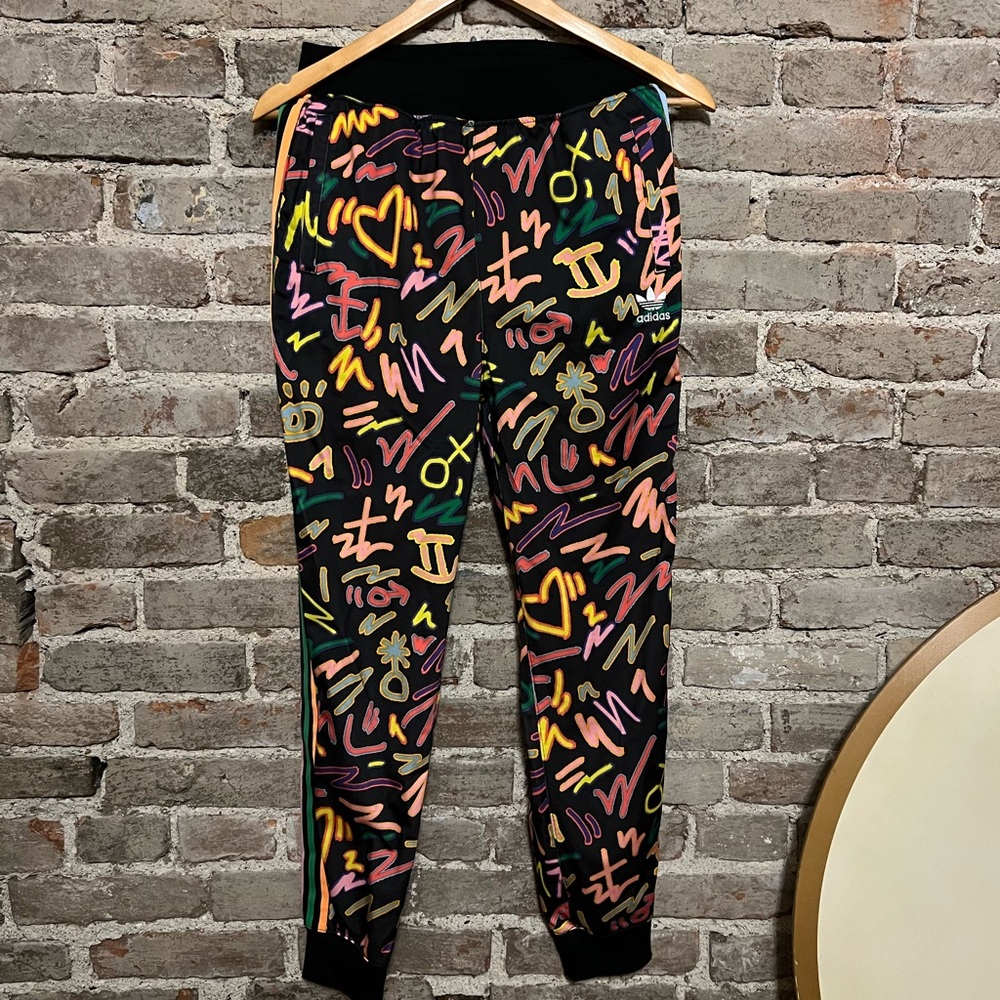 adidas Kids Multicolor Graphic Joggers